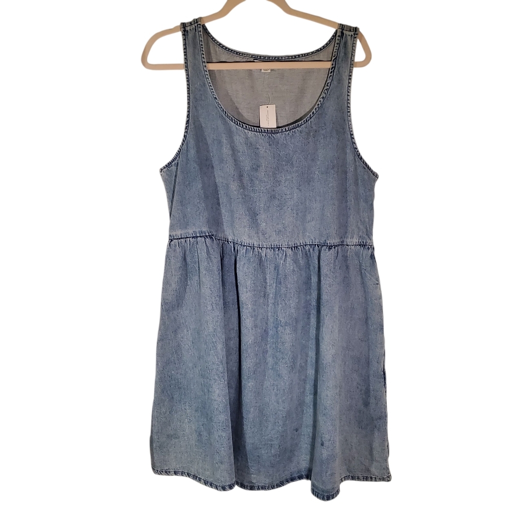 Stylish Blue Denim Women Dress